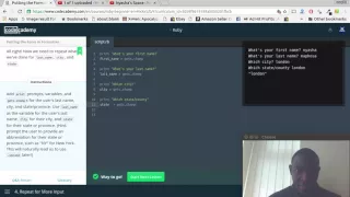 Codecademy Ruby Unit 1 Putting the form in Formatter