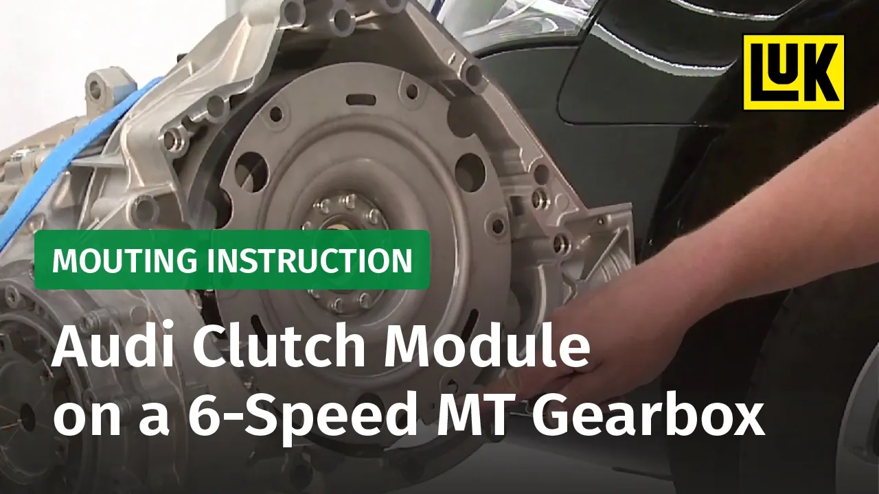 Replacing the clutch module on an Audi with a 6-speed gearbox