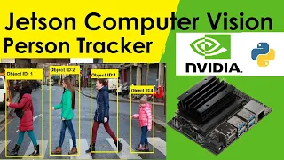 Ep6 Tracking Persons assigning unique Ids Jetson Computer Vision Jetson Nano Python