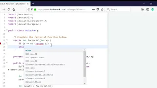 Day 9 Recursion 3 HackerRank JAVA