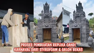 Murah Meriah..‼ Tutorial pembuatan Replika Candi karnaval dari bahan Ekonomis