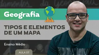Tipos e elementos de um mapa​ - Geografia - Ensino Médio