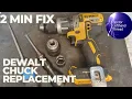 Ultimate Dewalt drill chuck removal trick