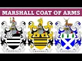 Marshall Coat of Arms Family Crest - Symbols Bearers History