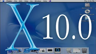 Mac OS X 10 0 Cheetah Demo 