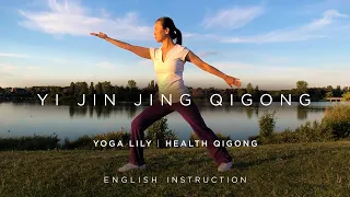 yi jin jing qigong tutorial with english instruction