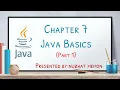 Std 12 Computer Chapter 7 Java Basics Part 1