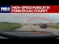 Fond du Lac Sheriff s Office chase dashcam of miles-long pursuit FOX6 News Milwaukee