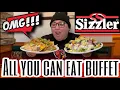 ALL YOU CAN EAT SIZZLER BUFFET PETER PIPER PIZZA UPDATE OMGGG