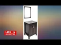 24 inch Bathroom Vanity Modern MDF Cabinet with Wall Mounted Vanity Mirror Durable review
