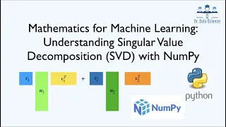 Easiest Way to Understanding Singular Value Decomposition SVD with Python numpy linalg svd