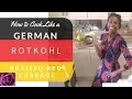 Rotkohl German Braised Red Cabbage with Apple Onions Vegetarian Version