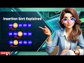 Insertion Sort in Python Step-by-Step Explanation for Beginners DSA Telugu