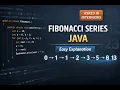 Fibonacci Series Using Java Beginner Friendly Explanation