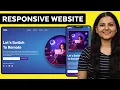 Responsive Website Using HTML Tailwind CSS JavaScript step by step