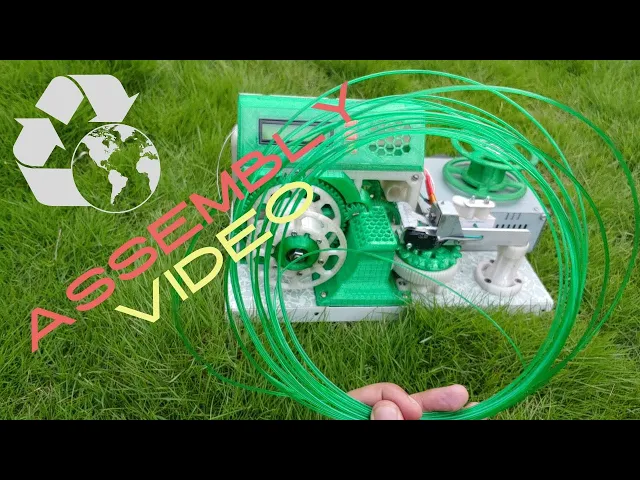 PET Filament Recycler  video thumbnail