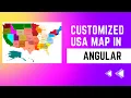 Customized USA Map Using Syncfusion Angular Map Control - Step by Step