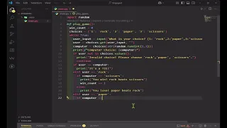 Build your First Python Game in Minutes Rock Paper Scissors Tutorial A Beginner Guide