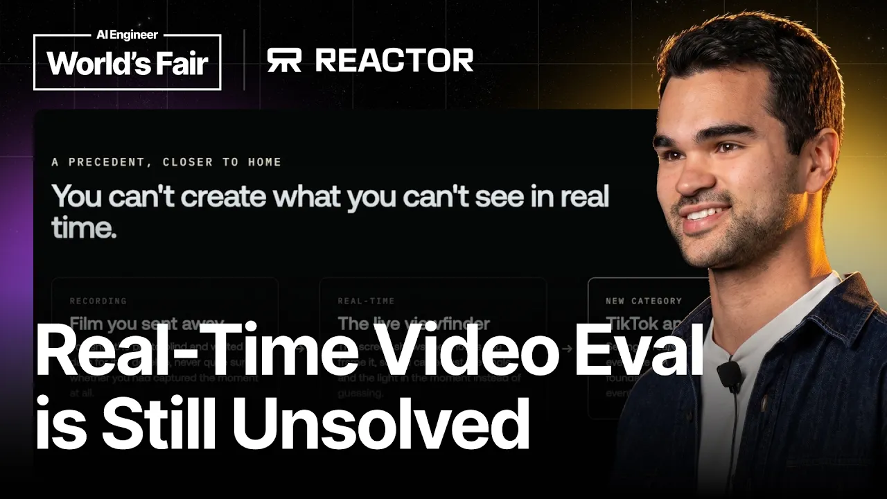 The Next Medium: Why Real-Time Interactive Video Changes Everything — Ahmed Ahres, Reactor: video thumbnail