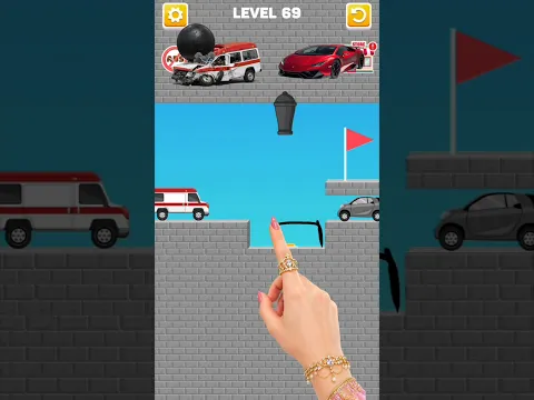 Can I am Draw the Perfect Bridge❓😱 | Draw BridgeChallenge #crazygameplay #youtubeshorts