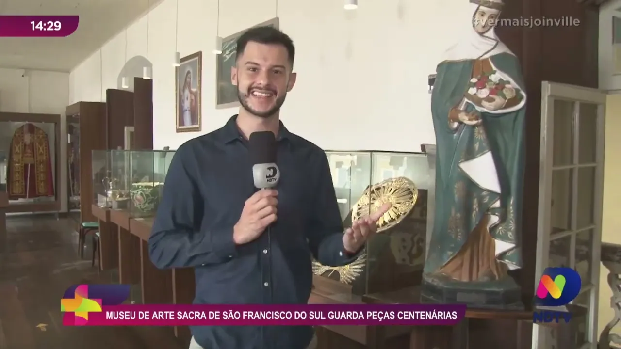 Museu de Arte Sacra de São Francisco do Sul guarda peças centenárias