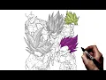 How To Draw DBS Vol 24 Cover Step By Step Dragon Ball Super