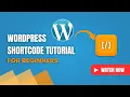 How to Create a Shortcode in WordPress wordpress plugin development