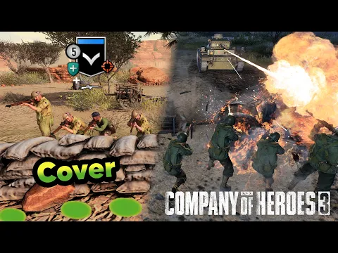 How cover works in COH3 and the best counters to it