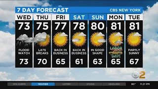 New York Weather CBS2 Nightly Forecast at 11PM