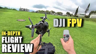 DJI FPV Drone Flight Test Review IN DEPTH Motion Control Fly More Kit How Does It REALLY Work