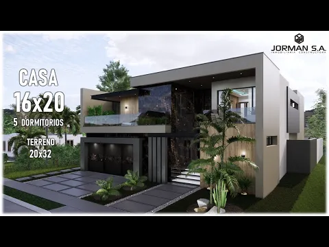 Download MP3 House Design | Modern House Design | 16x20m 2 Storey | 5 Bedrooms