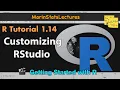 Customizing The Look of R Studio R Tutorial 1 14 MarinStatsLectures