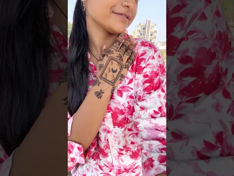 karwachauth New mehndi design πΈ #mehndi #henna #shorts