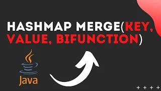 Use HashMap merge key value BiFunction method in Java