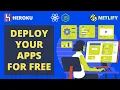 Deploy Node js and React Apps to Heroku and Netlify MERN Deployment