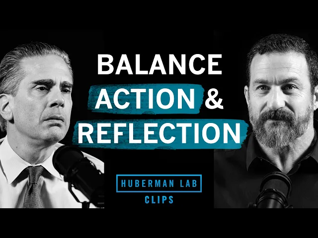 Video: How to Balance Action & Reflection | Dr. Paul Conti & Andrew Huberman