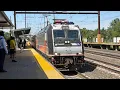 NJT Train Arriving in Edison Station Heading to New York Penn 26