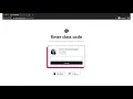 How to Join a Class via the Class Link