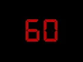 LED Style 60 Second Ticking Countdown Timer With Alarm