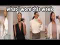 Download Lagu what i wore this week (comfy basics, work look, going out, styling MSBLUE jewelry)