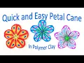 Quick and Easy Petal Cane in Polymer Clay