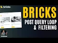 Bricks Builder Post Archive - Query Loop Filtering