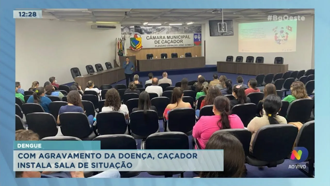 Com agravamento da dengue, Caçador instala sala de situação