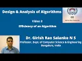 3 Efficiency of an Algorithm