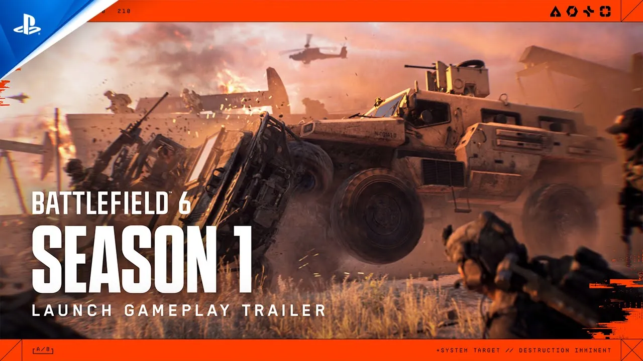 『Battlefield 6』新シーズン用トレーラー。押すかクリックして再生。