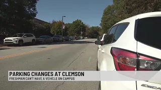 New Clemson Univ parking rule to take effect next fall