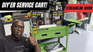 THE ULTIMATE DIY Service Cart BUILD OUT