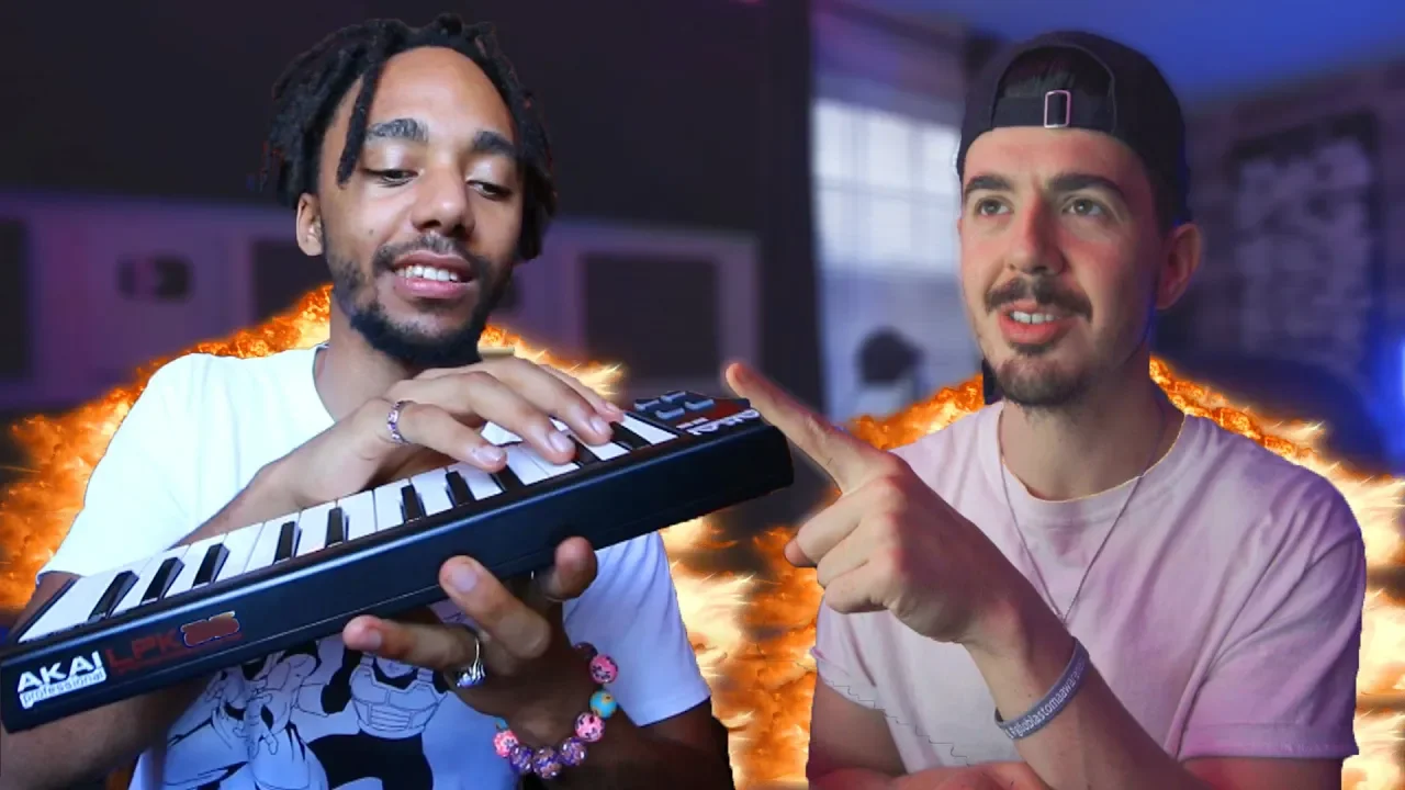 MAKING A CHILL BEAT WITH KYLE BEATS *Mystery Box Challenge*