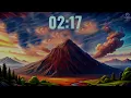 5 Minute Volcano Blast Timer Ticking Background Warning Start End Alert