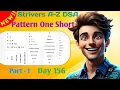 Pattern Problems one short Part - 1 Strivers A-Z DSA Logic Building